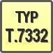 Piktogram - Typ: T.7332